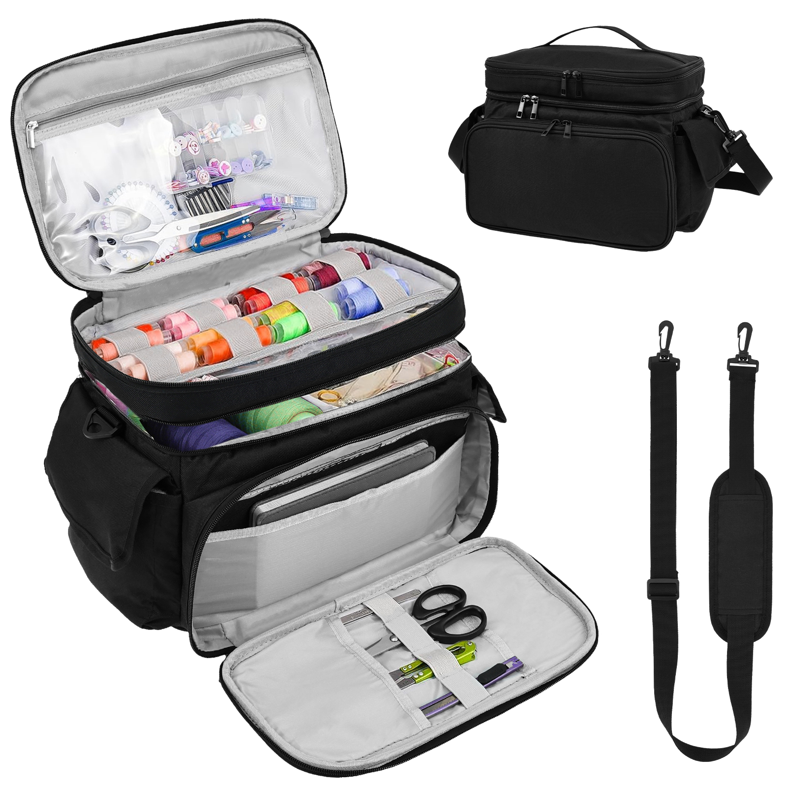 Sewing Tas - Large Sewing Bag Wool Knitting Yarn