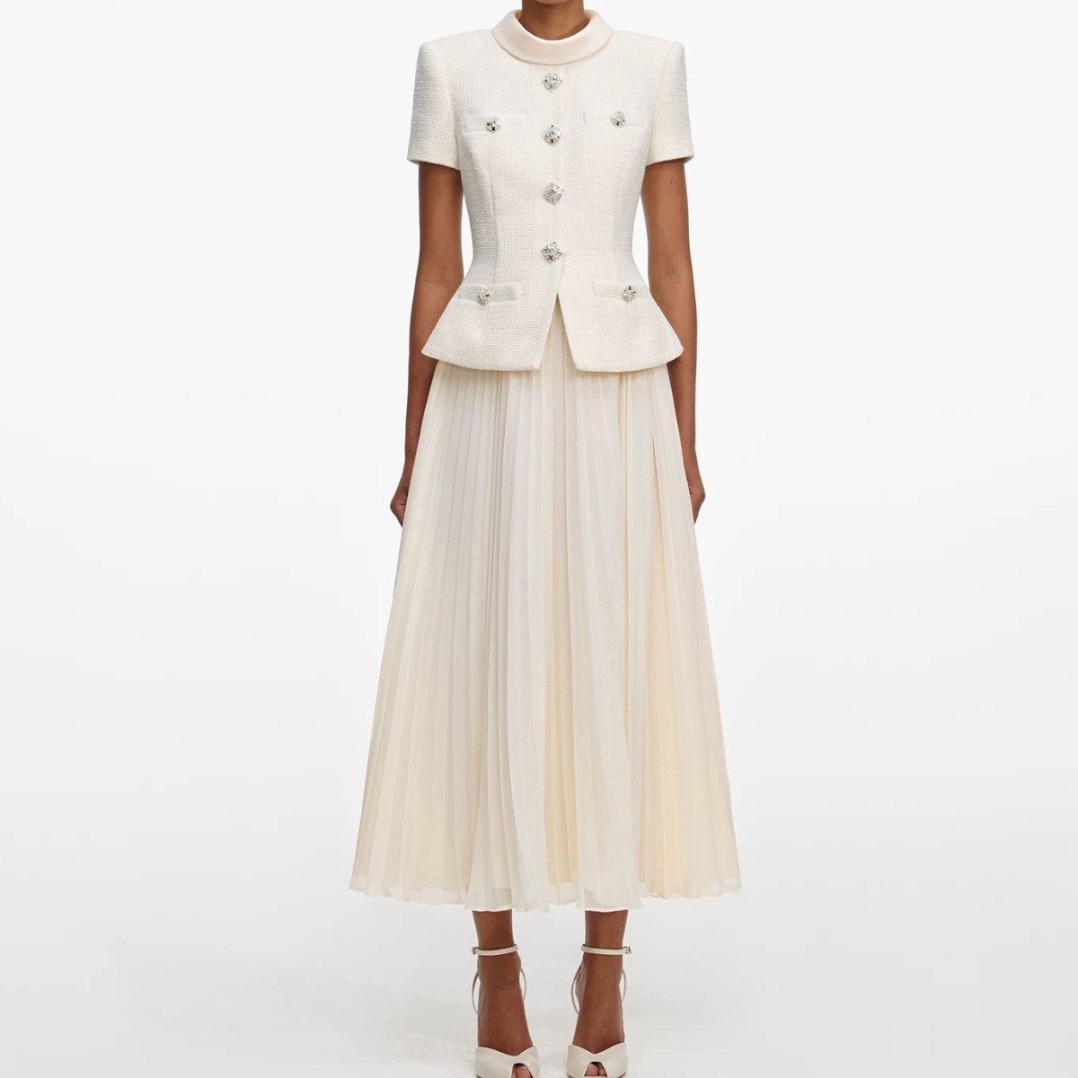 Sewing Tweed - Brand Elegant Two Piece Set Summer