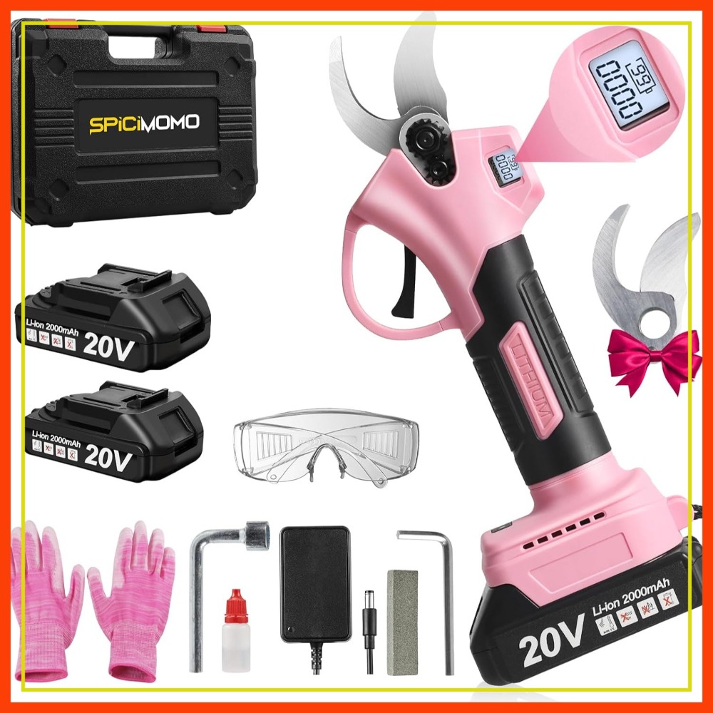 Pinking Shear Blade - Cordless Electric Pruning Shears, Brushless Pink