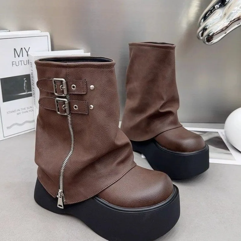 Sewing Zipper - Hot Girl Style Black Brown Round