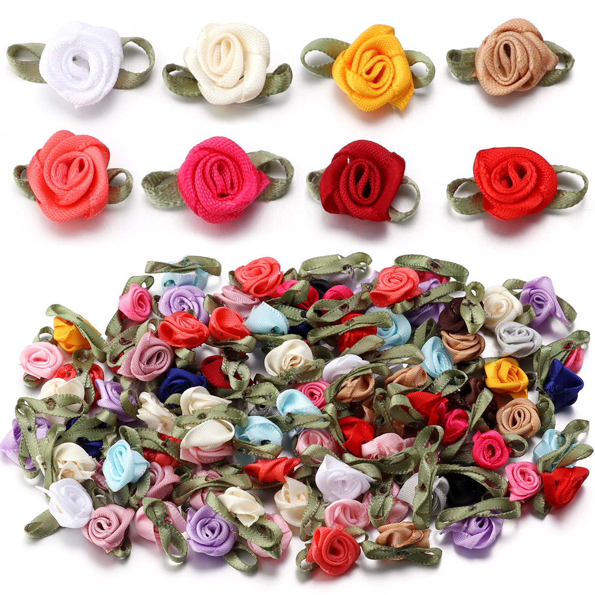 Sewing Tas - 50Pcs 1.5x2.5cm 18 Colors For Choice