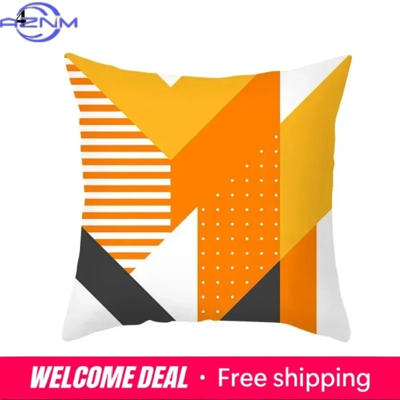 Boho Orange Abstract Cushion C - Century Textile & Sewing Supply Saskatoon Sk 리뷰 및 가격