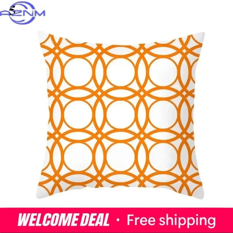 Boho Orange Abstract Cushion C - Century Textile & Sewing Supply Saskatoon Sk 리뷰 및 가격