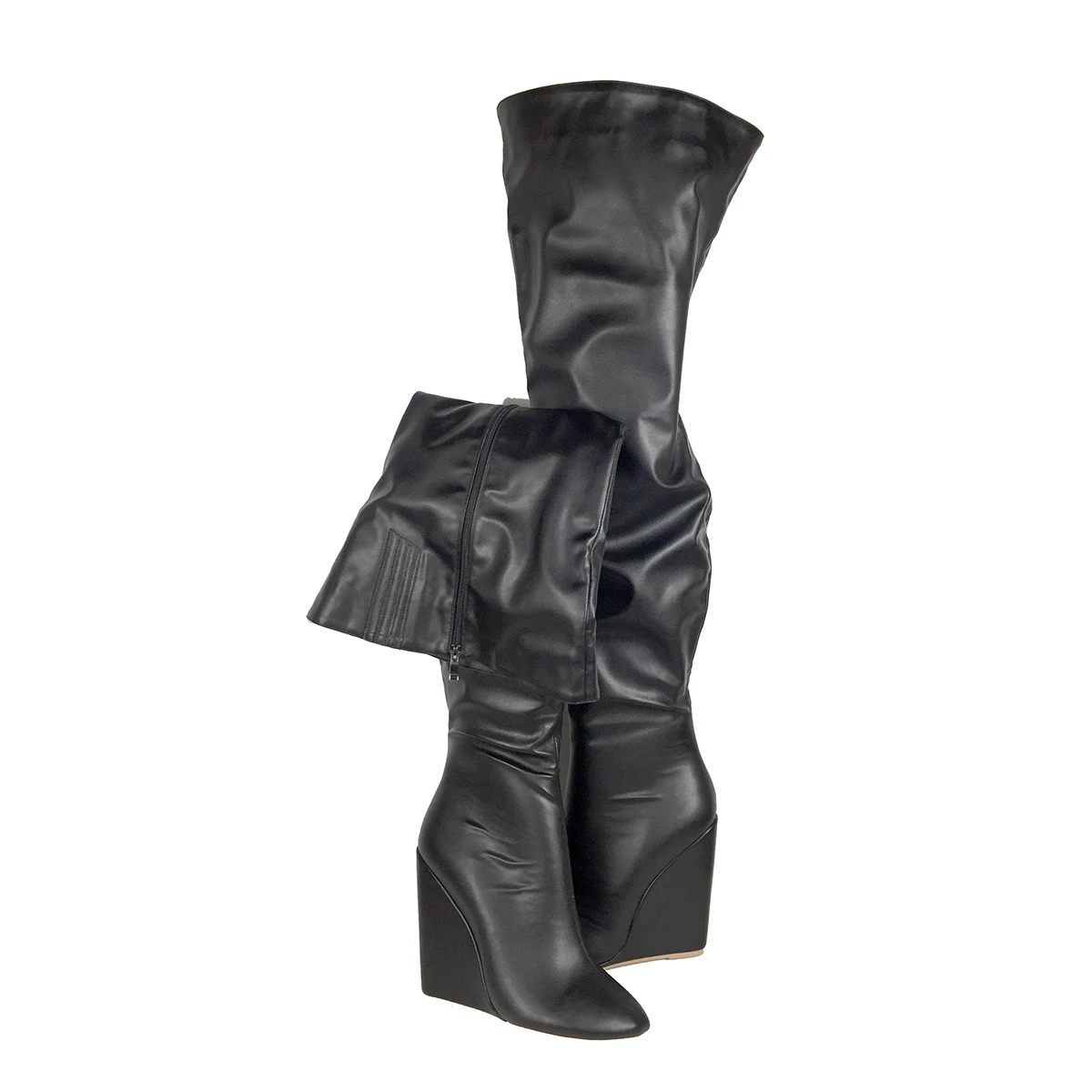 Women’s Black Over-the-Knee Bo - Sewing Zipper 리뷰 및 가격