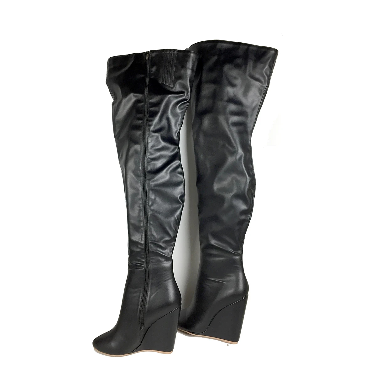 Women’s Black Over-the-Knee Bo - Sewing Zipper 리뷰 및 가격