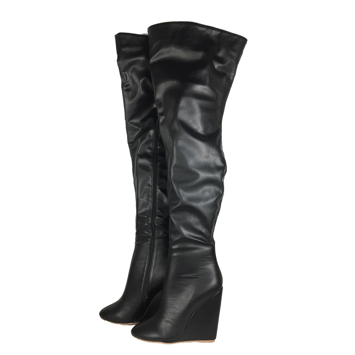 Women’s Black Over-the-Knee Bo - Sewing Zipper 리뷰 및 가격