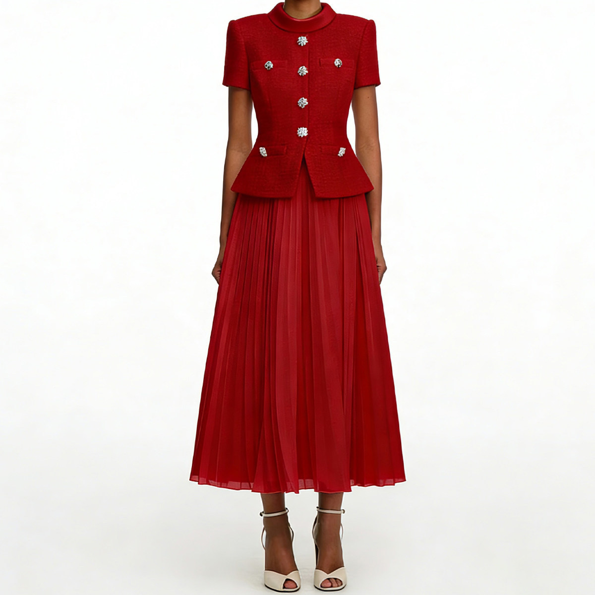 Brand Elegant Two Piece Set Su - Sewing Tweed 리뷰 및 가격