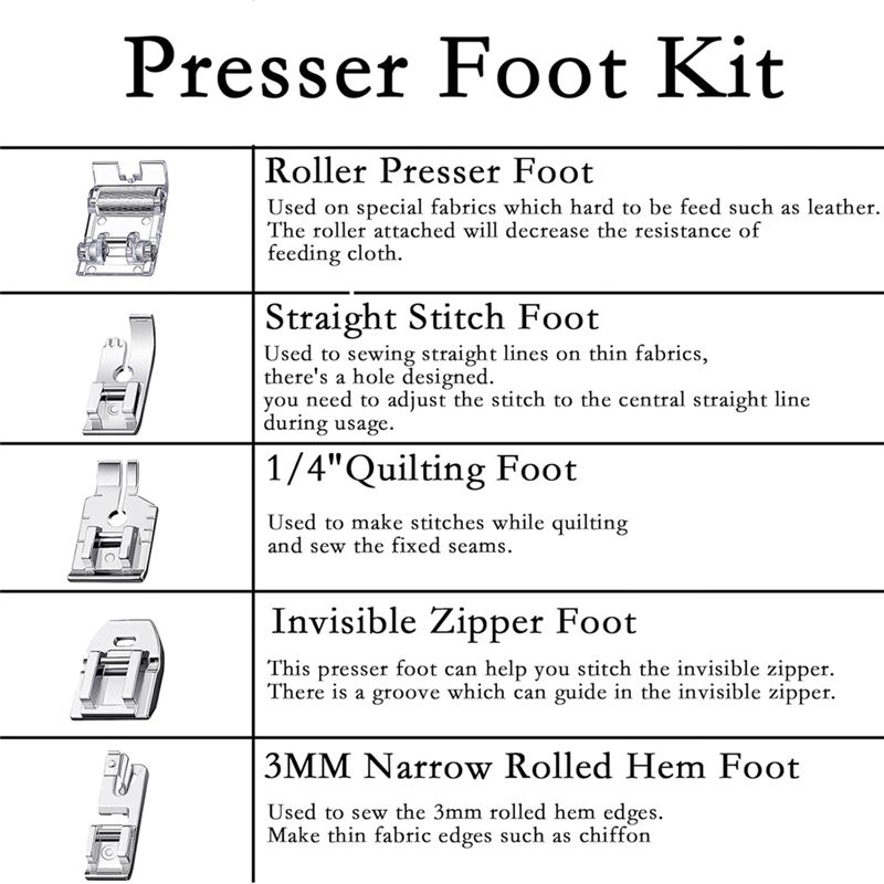Hot Trend-11Pcs Presser Foot S - Sewing Zigzag 리뷰 및 가격
