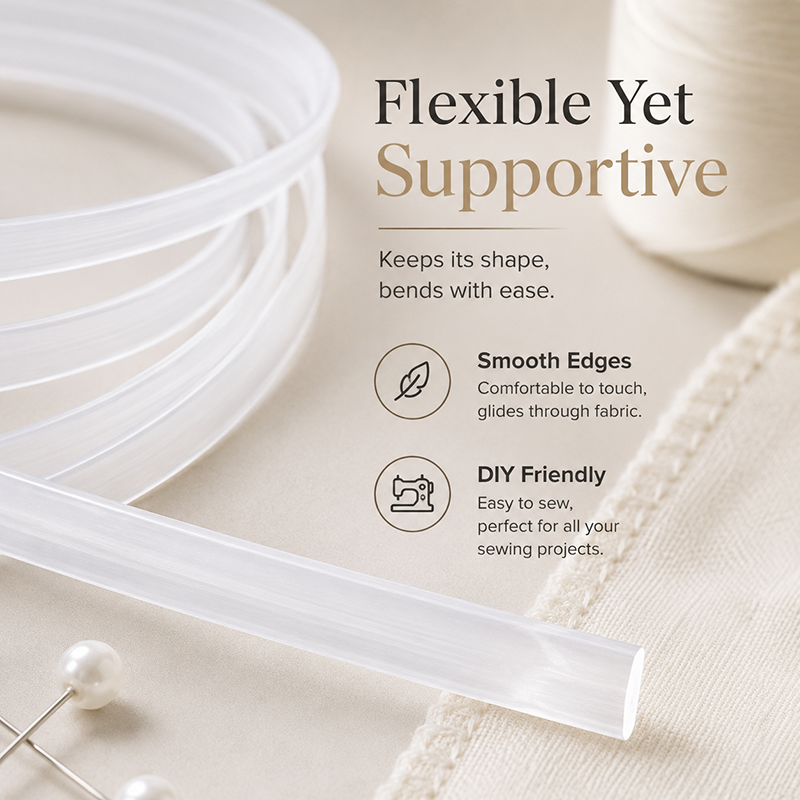 30Meters 4-12mm Clear PP Plast - Textile Sewing Support 리뷰 및 가격