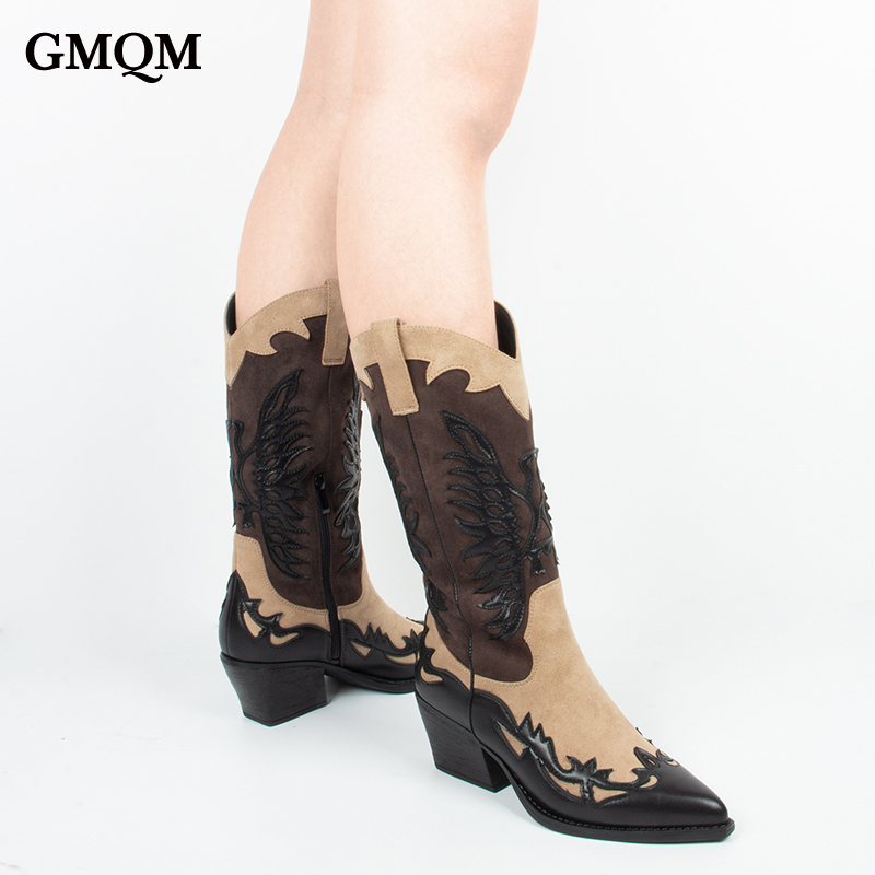 GMQM 2025 Women's Mid Calf Boo - Sewing Zipper 리뷰 및 가격