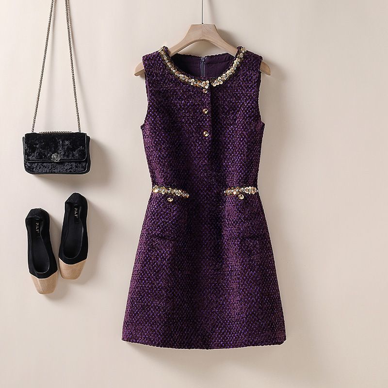 Beaded Sequined Tweed A-Charac - Sewing Tweed 리뷰 및 가격
