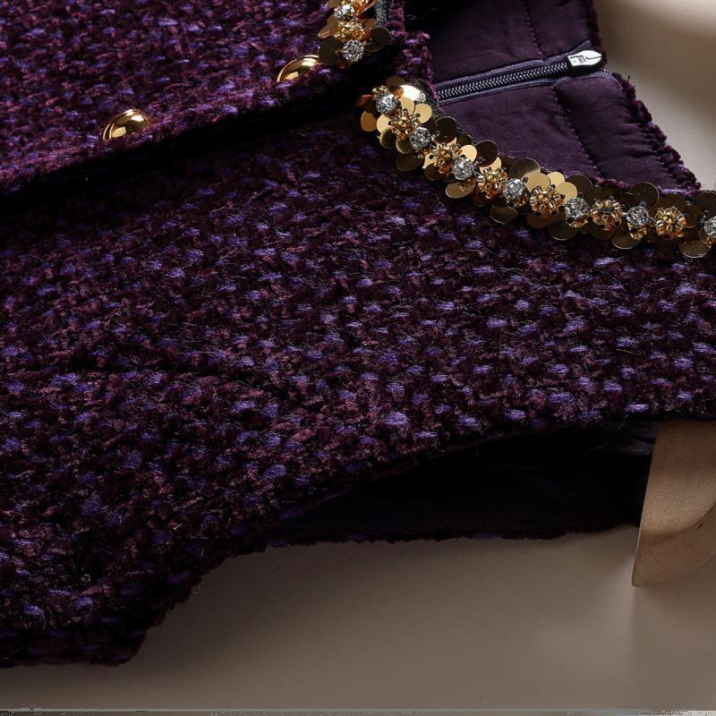 Beaded Sequined Tweed A-Charac - Sewing Tweed 리뷰 및 가격