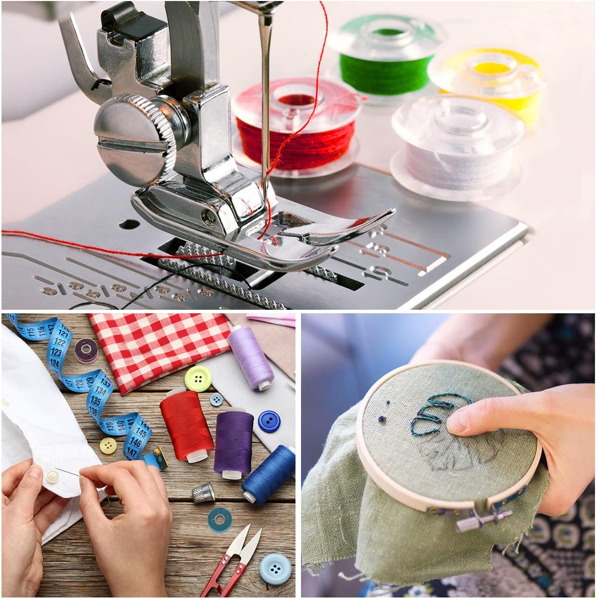72Pcs Sewing Thread Kit, 500 Y - Sewing Thread Production 리뷰 및 가격