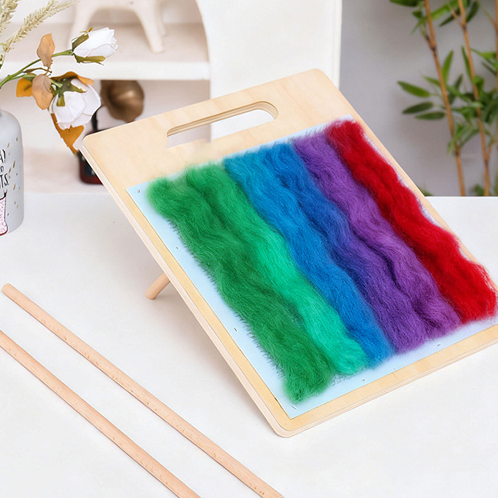 Wool Blending Board Wooden Woo - Textile Sewing Support 리뷰 및 가격