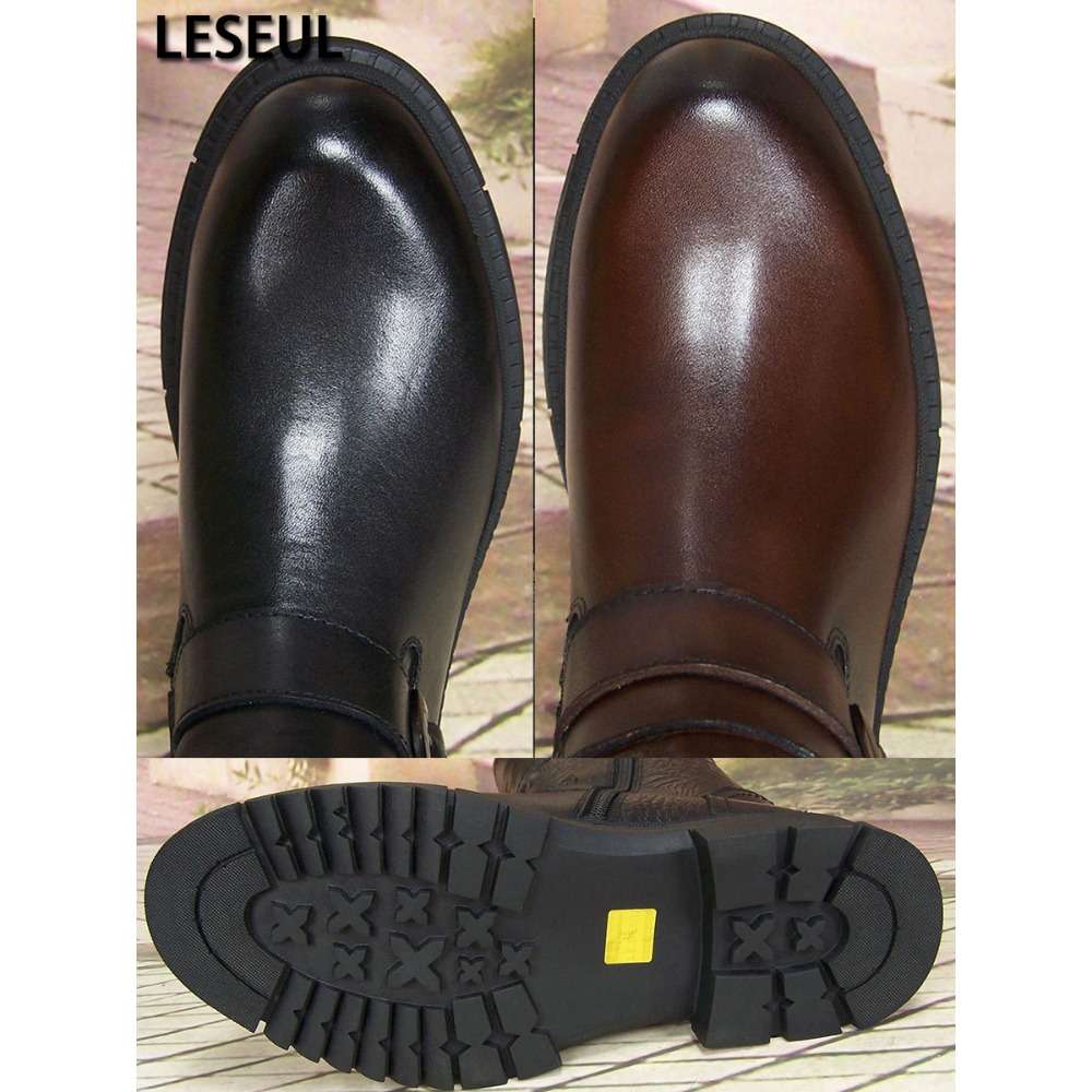 Fashion Men's Genuine Leather  - Sewing Zipper 리뷰 및 가격