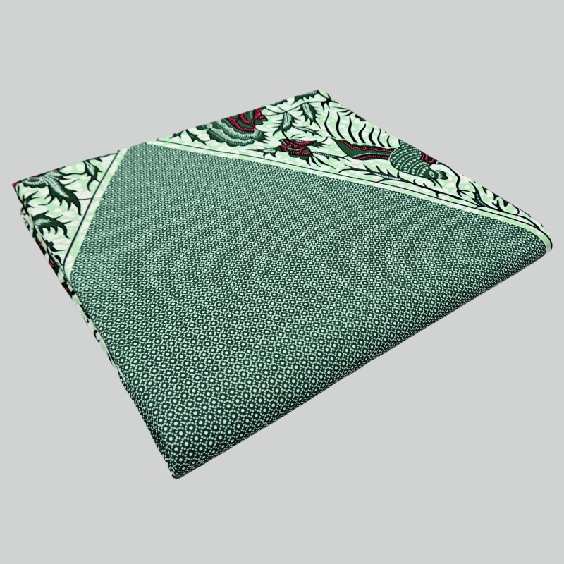 6Yards Long Printed Gray Green - Sewing Batik 리뷰 및 가격