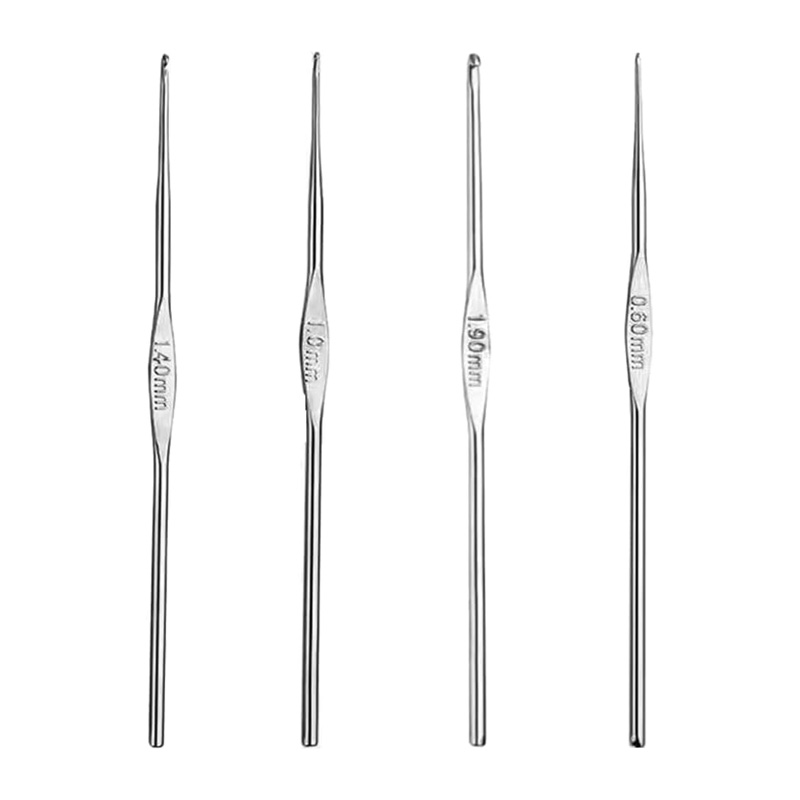 4 Pcs Stainless Steel Crochet  - Sewing Tas 리뷰 및 가격