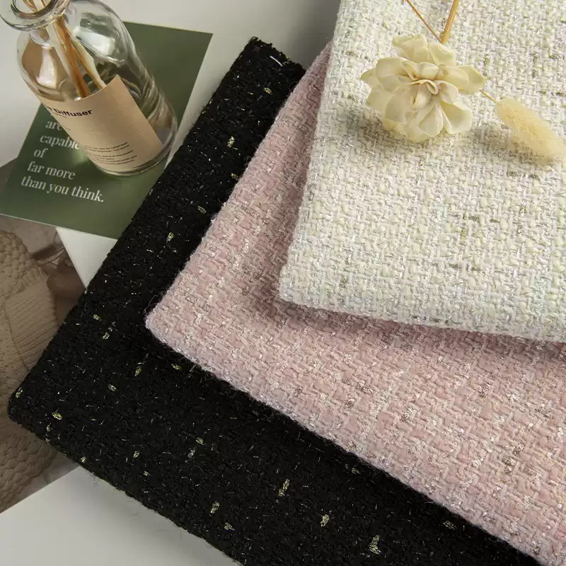 Beige Color and Gold Wire Yarn - Sewing Tweed 리뷰 및 가격