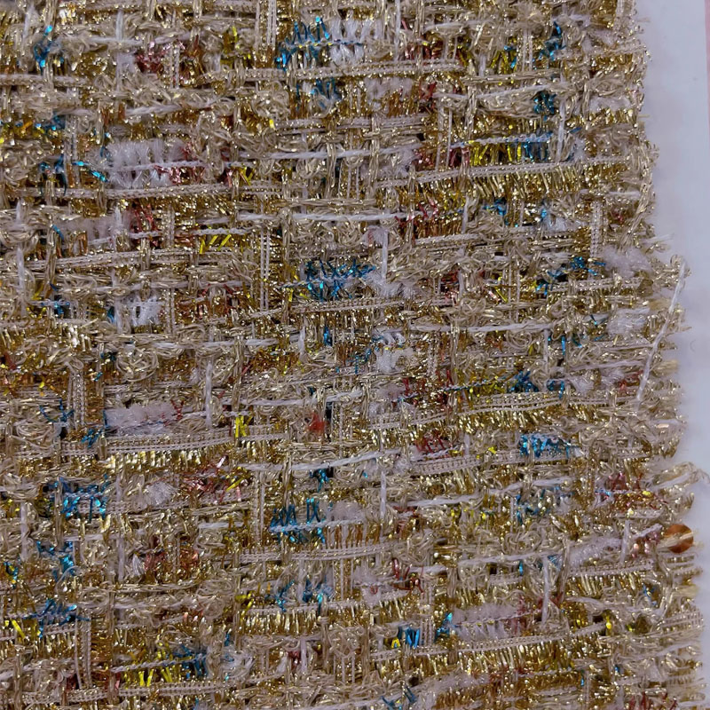 Gold Wire and Sequin Yarn-Dyed - Sewing Tweed 리뷰 및 가격