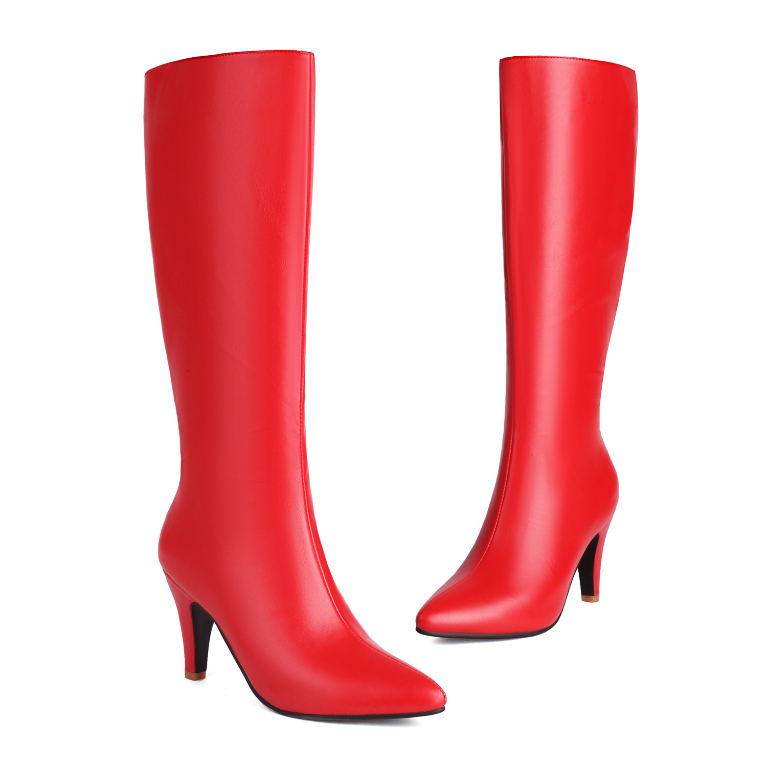 Autumn Winter Women Knee High  - Sewing Zipper 리뷰 및 가격