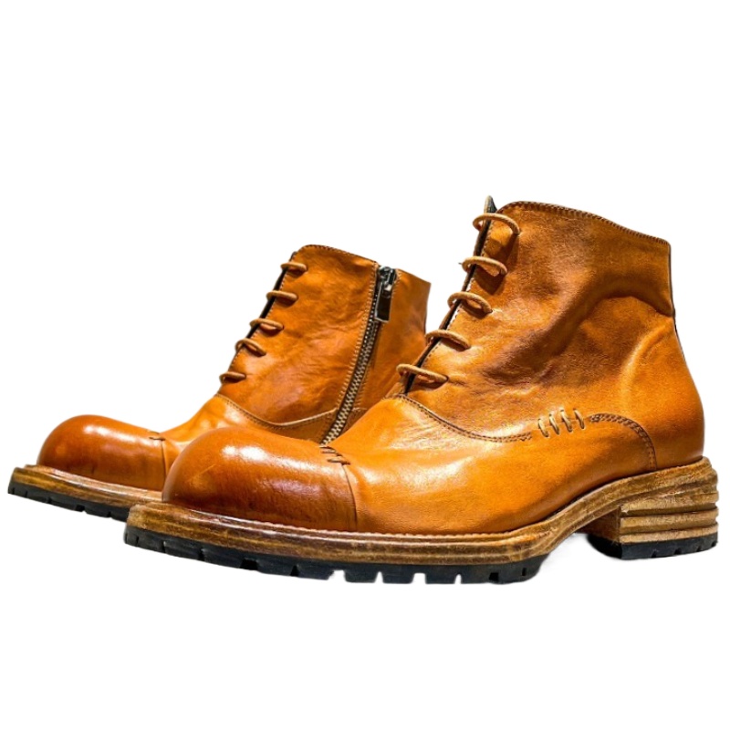 Ethnic Style Washed Horsehide  - Sewing Zipper 리뷰 및 가격
