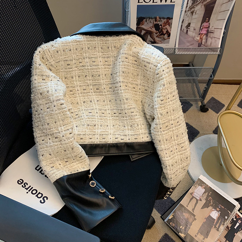 Contrast Stitching Tweed Fragr - Sewing Tweed 리뷰 및 가격
