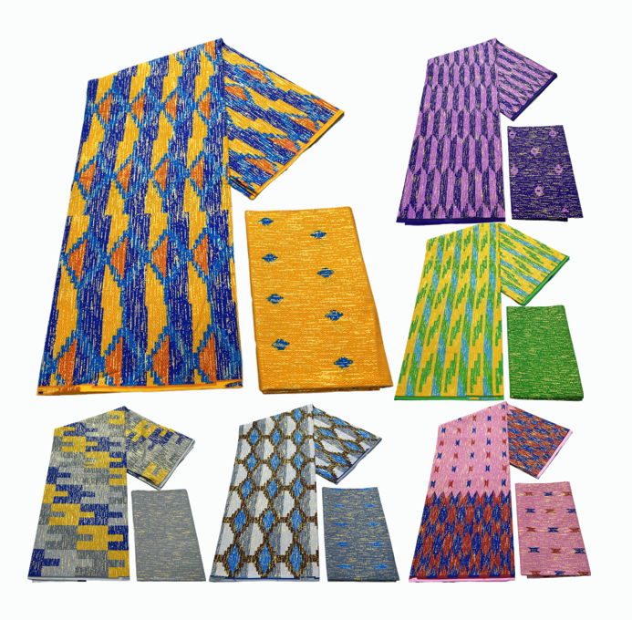 4+2 Yards African Ankara Golde - Sewing Batik 리뷰 및 가격