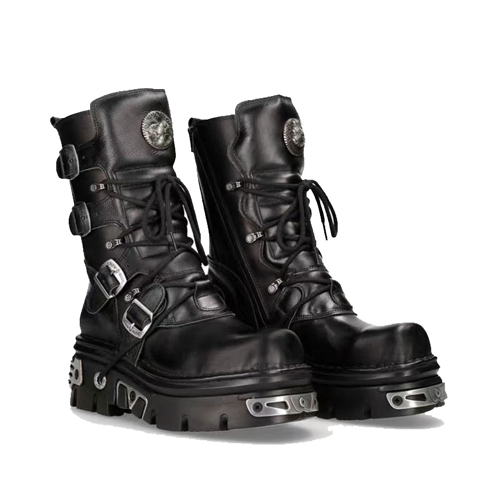 New Men's Punk Motorcycle Boot - Sewing Zipper 리뷰 및 가격