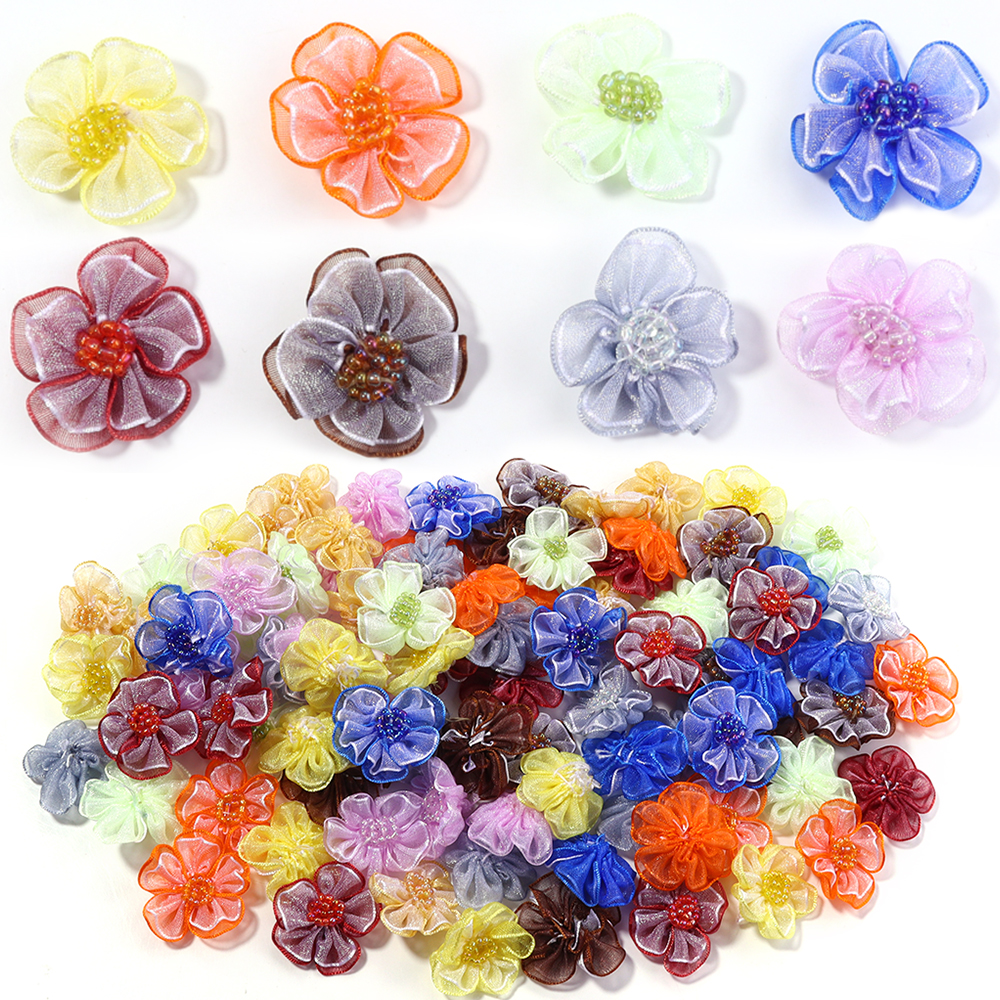 10Pcs/Lot Mesh Flower Applique - Sewing Tas 리뷰 및 가격