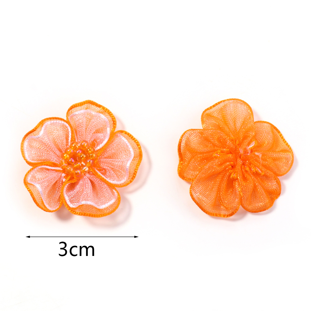 10Pcs/Lot Mesh Flower Applique - Sewing Tas 리뷰 및 가격
