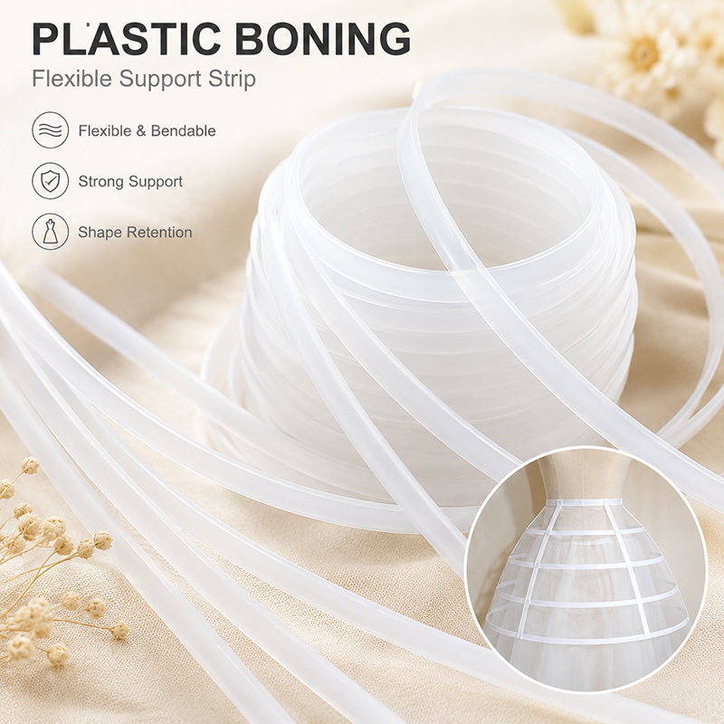 20Meters 4-12mm Clear PP Plast - Textile Sewing Support 리뷰 및 가격
