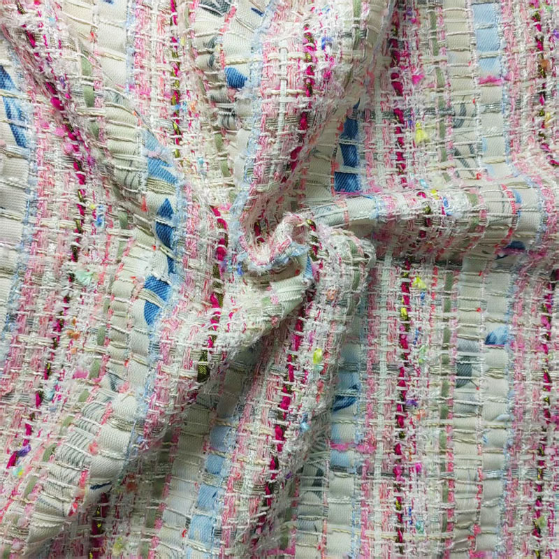 Pink and White Woven Ribbon Ya - Sewing Tweed 리뷰 및 가격