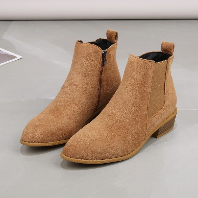 Women's Short Boots Autumn Poi - Sewing Zipper 리뷰 및 가격