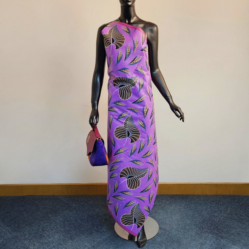 46Inch * 6Yards Purple African - Sewing Batik 리뷰 및 가격