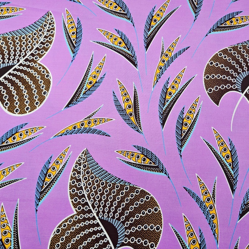 46Inch * 6Yards Purple African - Sewing Batik 리뷰 및 가격