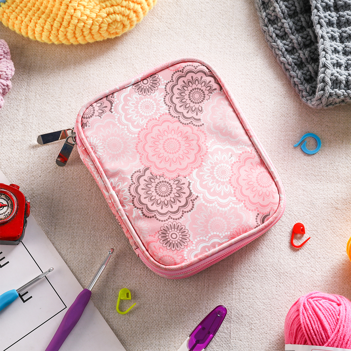 New Empty Knitting Kit Case Or - Sewing Tas 리뷰 및 가격