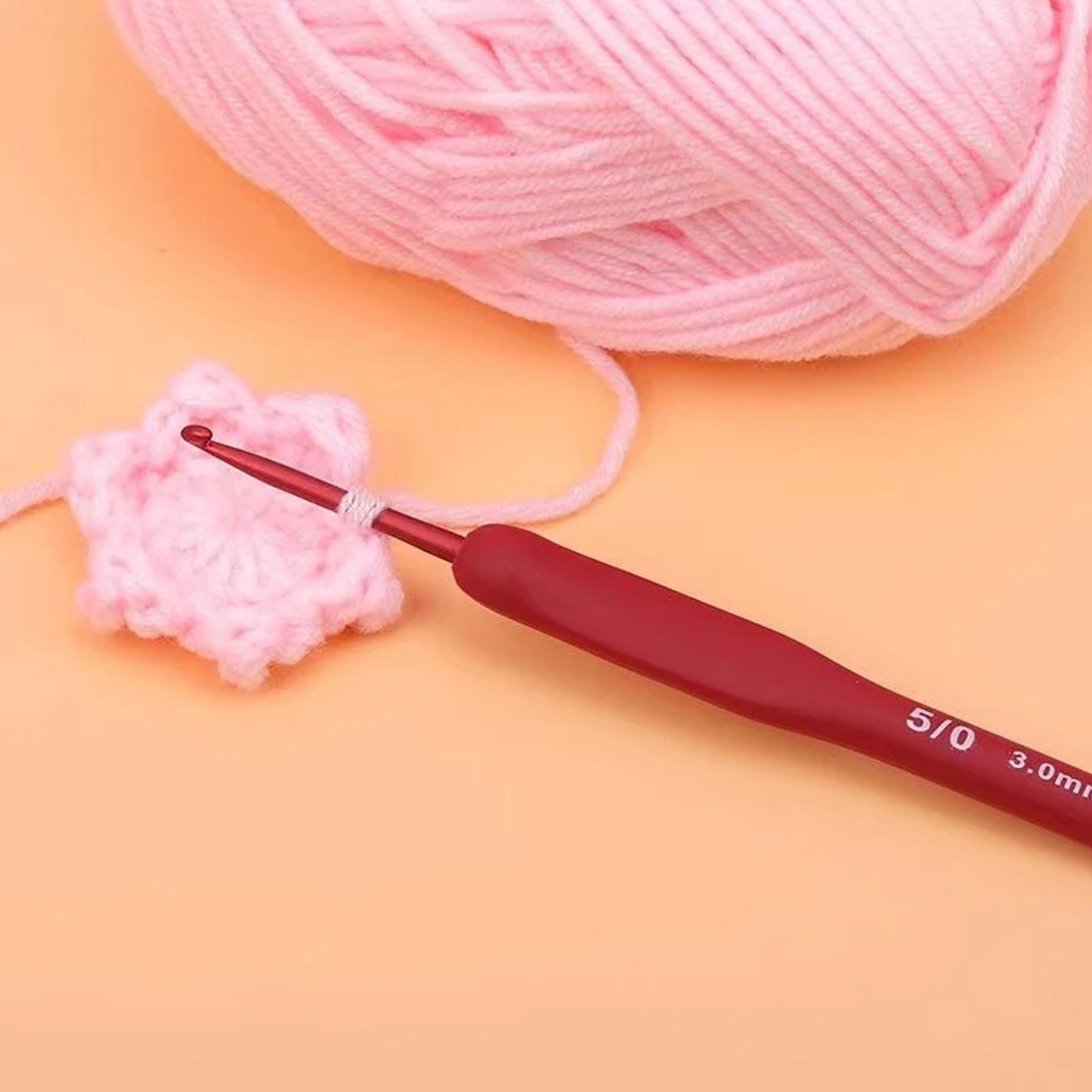 9/33pcs Red Crochet Hook set,  - Sewing Tas 리뷰 및 가격