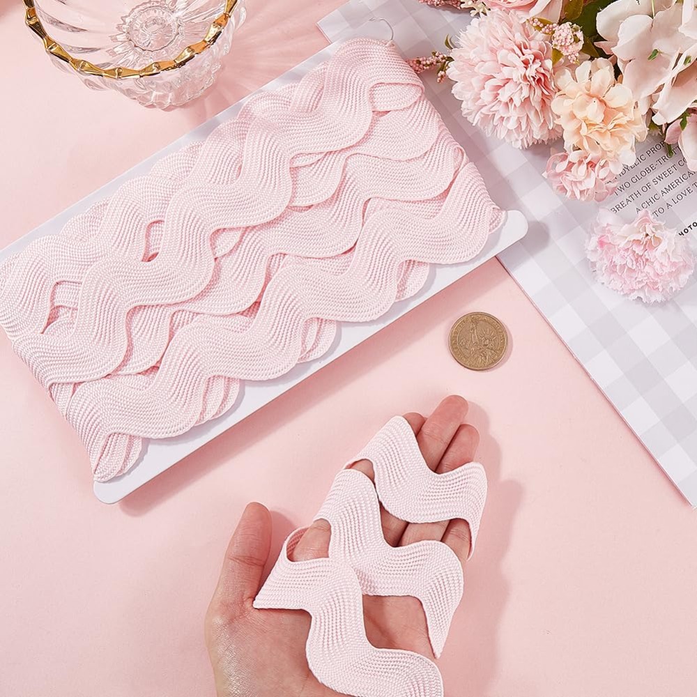 10 Yard 1.58 Inch Pink Rick Ra - Sewing Zigzag 리뷰 및 가격