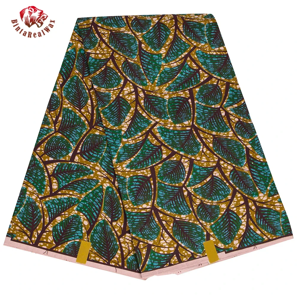 Ankara African Print Leaf Patt - Sewing Batik 리뷰 및 가격