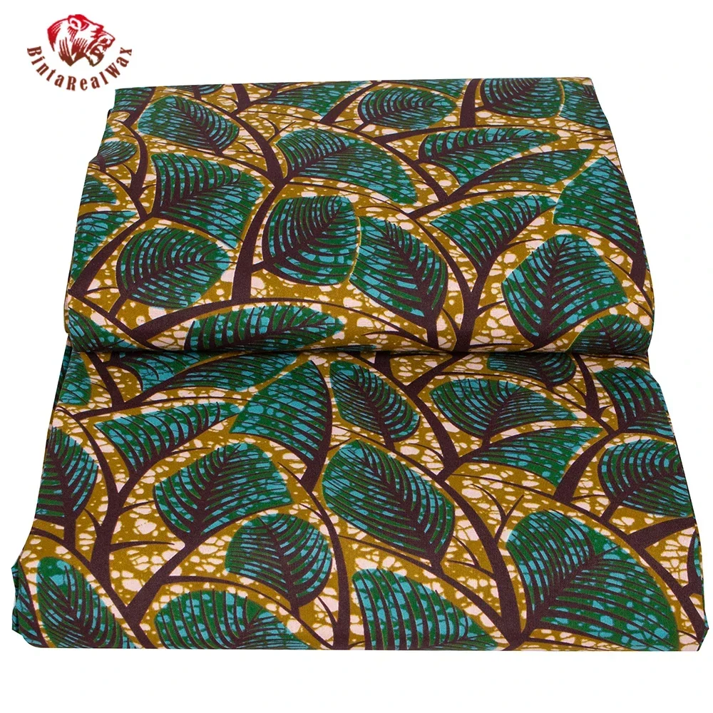 Ankara African Print Leaf Patt - Sewing Batik 리뷰 및 가격
