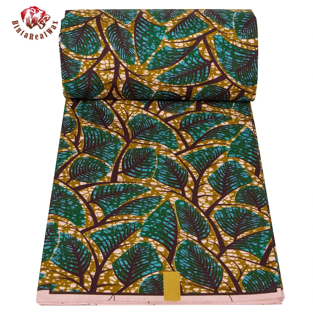 Ankara African Print Leaf Patt - Sewing Batik 리뷰 및 가격