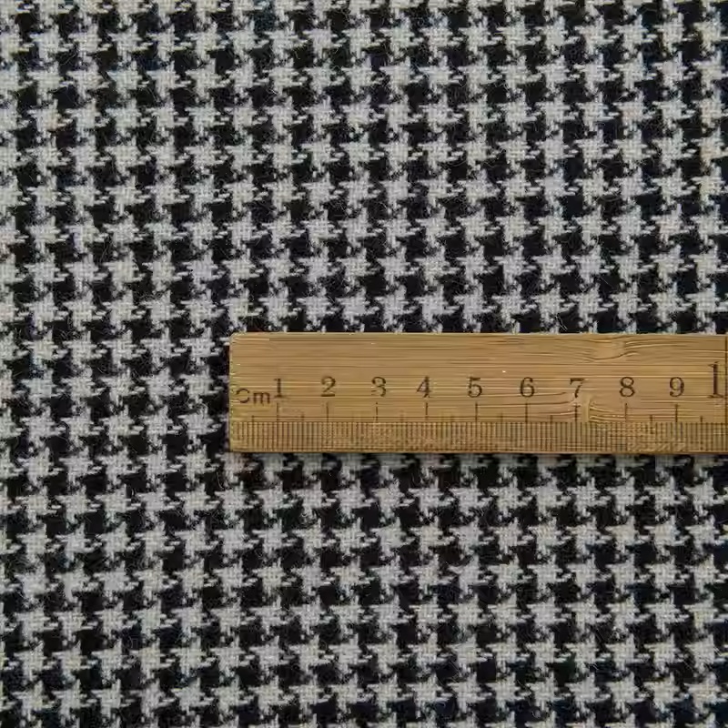 Light Coffee Small Houndstooth - Sewing Tweed 리뷰 및 가격