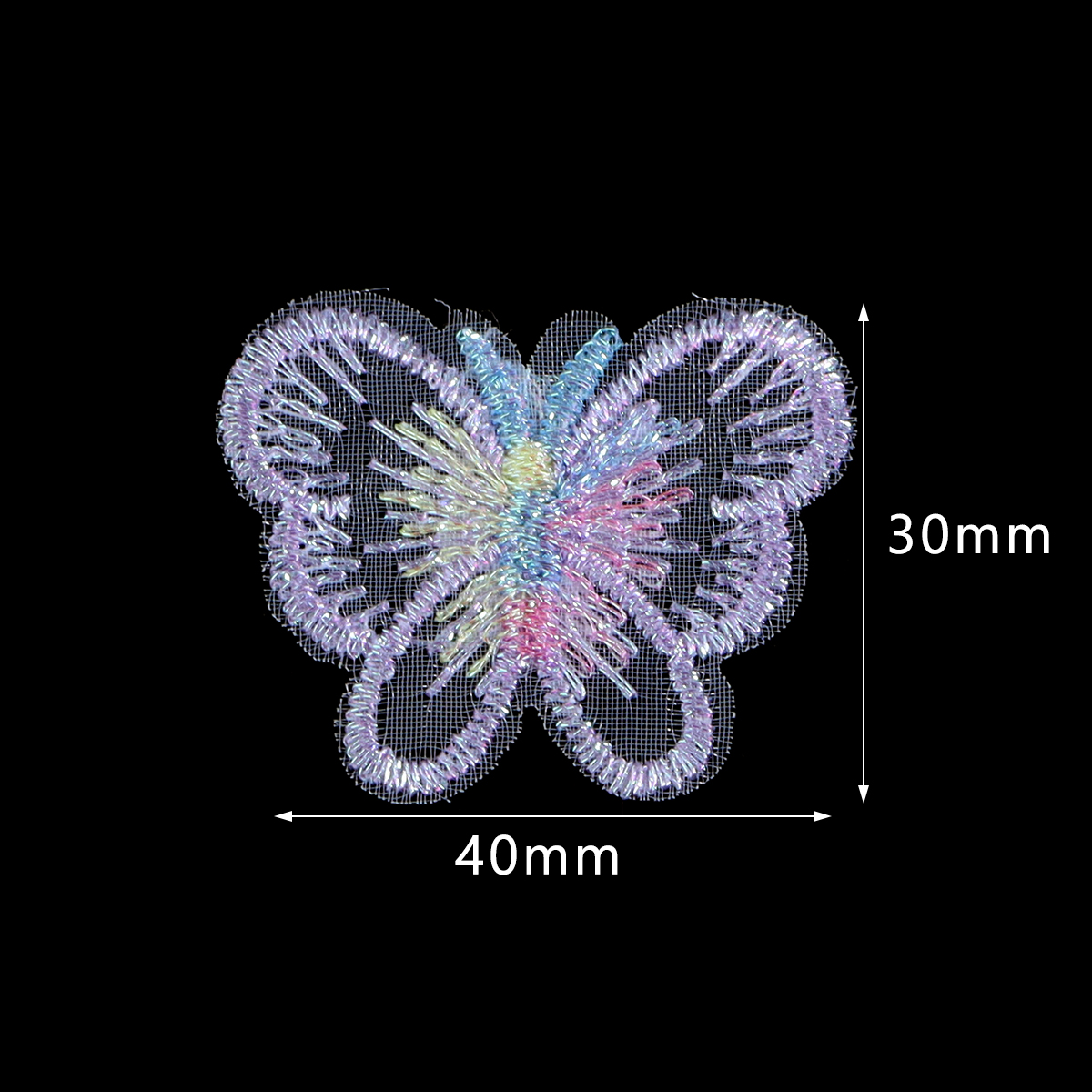 20Pcs 3X4CM Butterfly Cloth Pa - Sewing Net 리뷰 및 가격