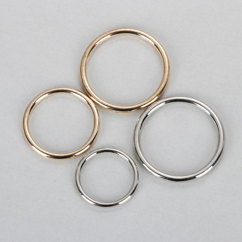 10Pcs Metal O Ring Silver Gold - Sewing Tas 리뷰 및 가격