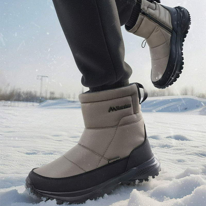 Men's Boots Warm Snow Boots Wa - Sewing Zipper 리뷰 및 가격