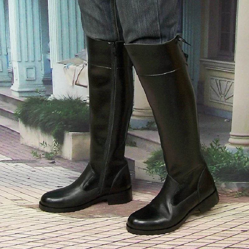 Fashion Men's Genuine Leather  - Sewing Zipper 리뷰 및 가격