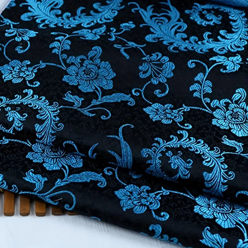 3D Blue Phoenix Tail Brocade F - Sewing By 리뷰 및 가격