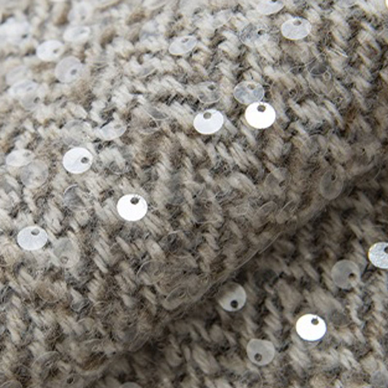 Light Grey With Sequin Yarn-Dy - Sewing Tweed 리뷰 및 가격