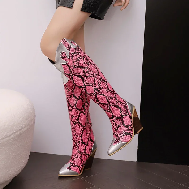 Big Size Western Women Knee Hi - Sewing Zipper 리뷰 및 가격
