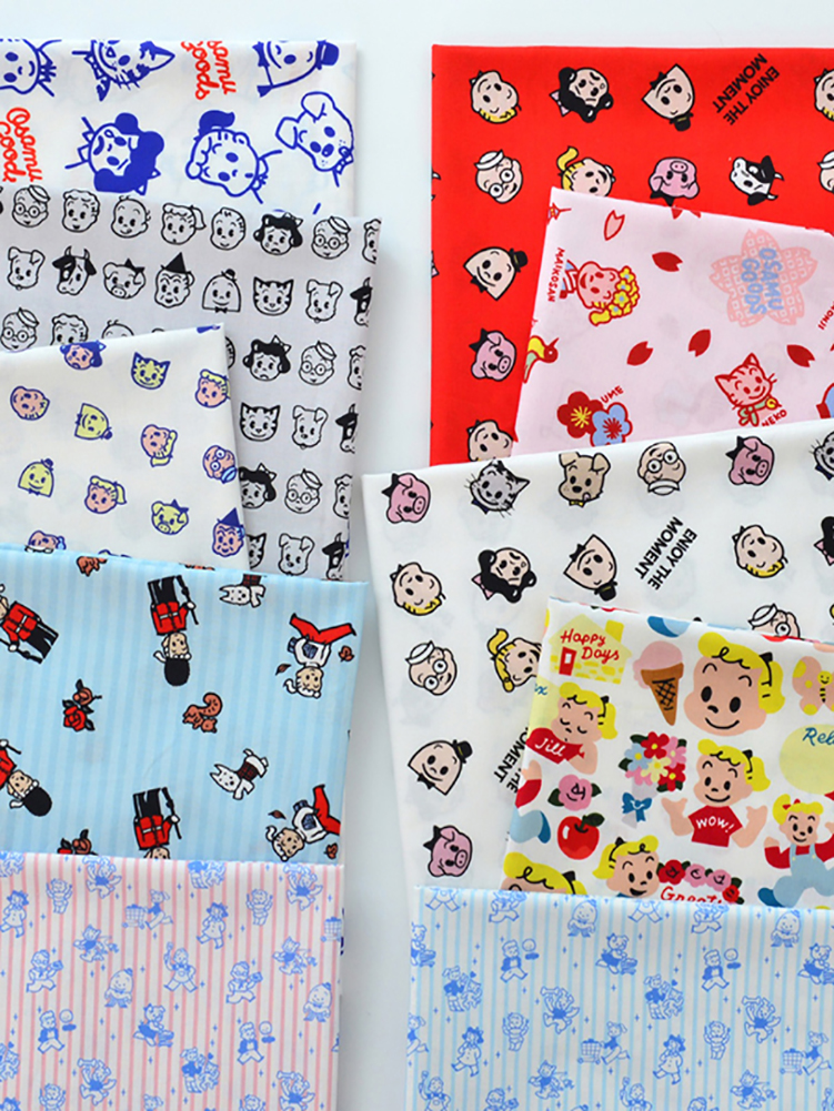 Japanese Style Cartoon Fabric  - Sewing By 리뷰 및 가격